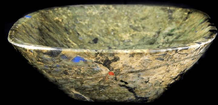 Labradorite Sink #56 (19 x 18 1/2 x 6 Tall x 59/Lbs )