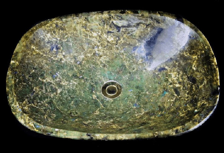 Labradorite Sink #59 (23 x 17 1/2 x 6 Tall x 81/Lbs )