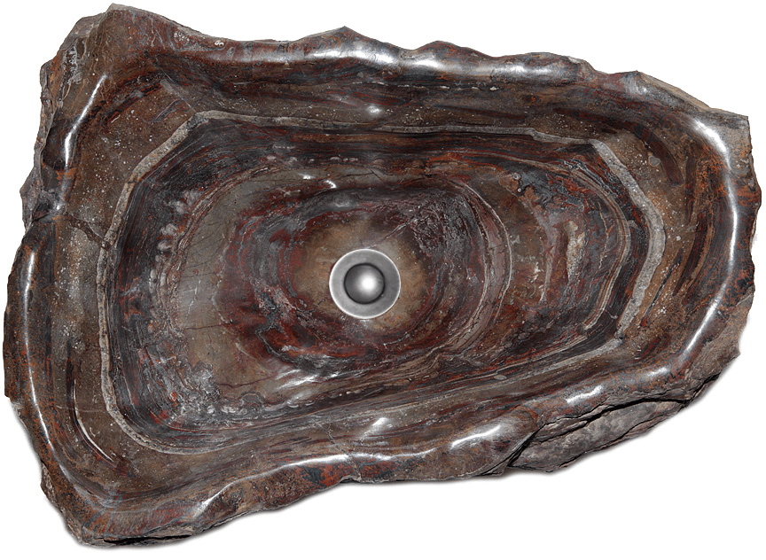 Fossil Agate Sink #214-EH
