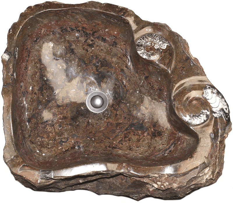 Grande Fossil Marble Sink #180-EH 