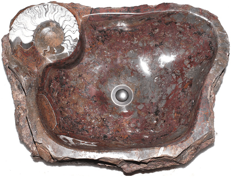 Grande Fossil Marble Sink #181-EH