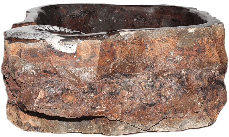 Grande Fossil Marble Sink #181-EH (24" x 17.5" x 7.5" Tall W/ 1 5/8" Drain) {Free Shippin