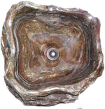 Load image into Gallery viewer, Natural Stone Sink from Fossil Agate #202-EH
