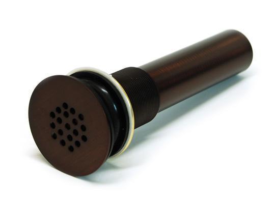Oil Rubbed Bronze Grid Drain less Overflow for 1 1/2" Drains