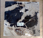 Load image into Gallery viewer, Petrified Wood Cube with Cracked Crystal Resin #874-EH 
