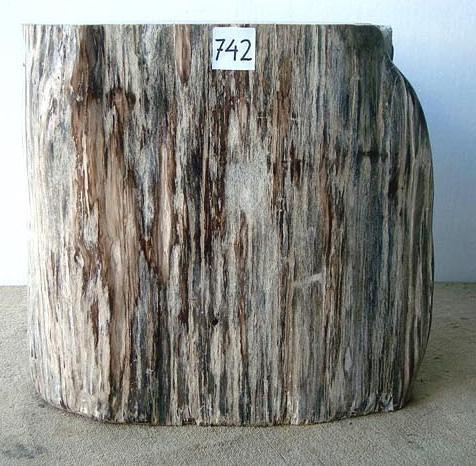 Petrified Wood Side Table #788-EH 