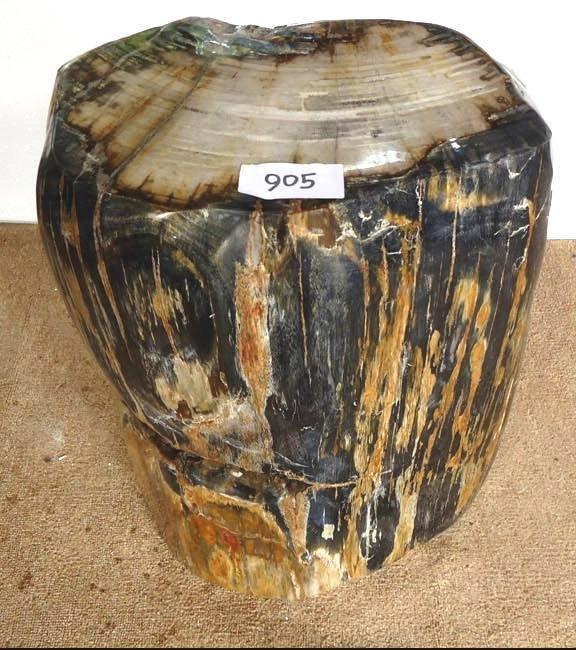 Petrified Wood Side Table #905-EH 