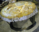 Load image into Gallery viewer, Giant Center Cut Citrine Geode slab table #284 (40&quot; x 25&quot; x 19&quot;)
